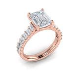14 KT Rose Gold Engagement Rings