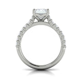18 KT White Gold Engagement Rings