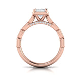 14 KT Rose Gold Engagement Rings