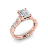 18 KT Rose Gold Engagement Rings