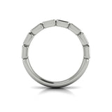 18 KT White Gold Matching Band