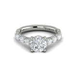 14 KT White Gold Engagement Rings