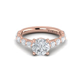 14 KT Rose Gold Engagement Rings