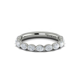 18 KT White Gold Matching Band