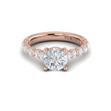 14 KT Rose Gold Engagement Rings