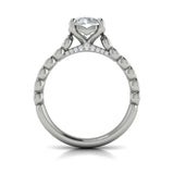 18 KT White Gold Engagement Rings