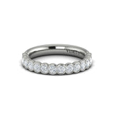 14 KT White Gold Matching Band