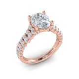 18 KT Rose Gold Engagement Rings