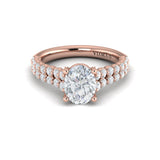 18 KT Rose Gold Engagement Rings
