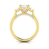 14 KT Yellow Gold Engagement Rings