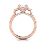 14 KT Rose Gold Engagement Rings