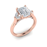 18 KT Rose Gold Engagement Rings
