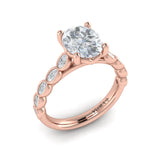 14 KT Rose Gold Engagement Rings