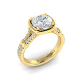 18 KT Yellow Gold Engagement Rings