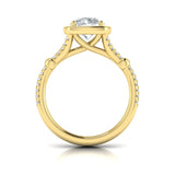 18 KT Yellow Gold Engagement Rings