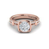 18 KT Rose Gold Engagement Rings