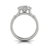 14 KT White Gold Engagement Rings
