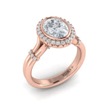 14 KT Rose Gold Engagement Rings