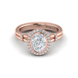 14 KT Rose Gold Engagement Rings