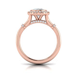 18 KT Rose Gold Engagement Rings