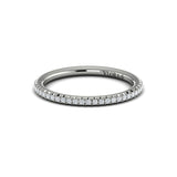 14 KT White Gold Matching Band