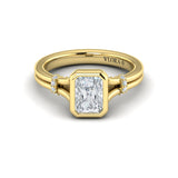 14 KT Yellow Gold Engagement Rings