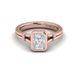 14 KT Rose Gold Engagement Rings