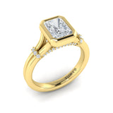 18 KT Yellow Gold Engagement Rings