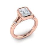 18 KT Rose Gold Engagement Rings