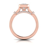 18 KT Rose Gold Engagement Rings