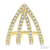 1/3 Ctw Petite Claw Round Cut Diamond Fashion Stud Earrings in 10K Yellow Gold