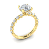 18 KT Yellow Gold Vlora Classic Engagement Ring