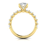 18 KT Yellow Gold Vlora Classic Engagement Ring