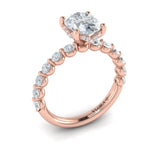 14 KT Rose Gold Vlora Classic Engagement Ring