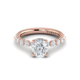 14 KT Rose Gold Vlora Classic Engagement Ring