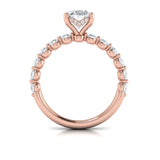 14 KT Rose Gold Vlora Classic Engagement Ring