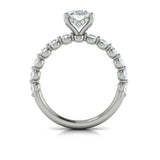 14 KT White Gold Vlora Classic Engagement Ring