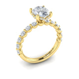 18 KT Yellow Gold Vlora Classic Engagement Ring