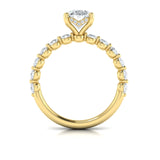 18 KT Yellow Gold Vlora Classic Engagement Ring