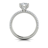 14 KT White Gold Vlora Classic Engagement Ring