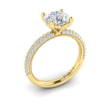 18 KT Yellow Gold Vlora Classic Engagement Ring