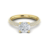 18 KT Yellow Gold Vlora Classic Engagement Ring