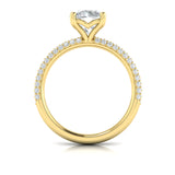 18 KT Yellow Gold Vlora Classic Engagement Ring
