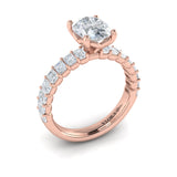 14 KT Rose Gold Vlora Classic Engagement Ring