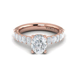 14 KT Rose Gold Vlora Classic Engagement Ring