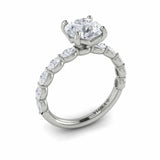 14 KT White Gold Vlora Classic Engagement Ring