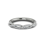 14 KT White Gold Vlora Matching Band