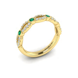 14 KT Yellow Gold Vlora Stackable Band