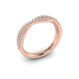 18 KT Rose Gold Vlora Stackable Band