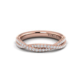 18 KT Rose Gold Vlora Stackable Band